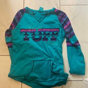 Cowgirl tuff long sleeve shirt size m